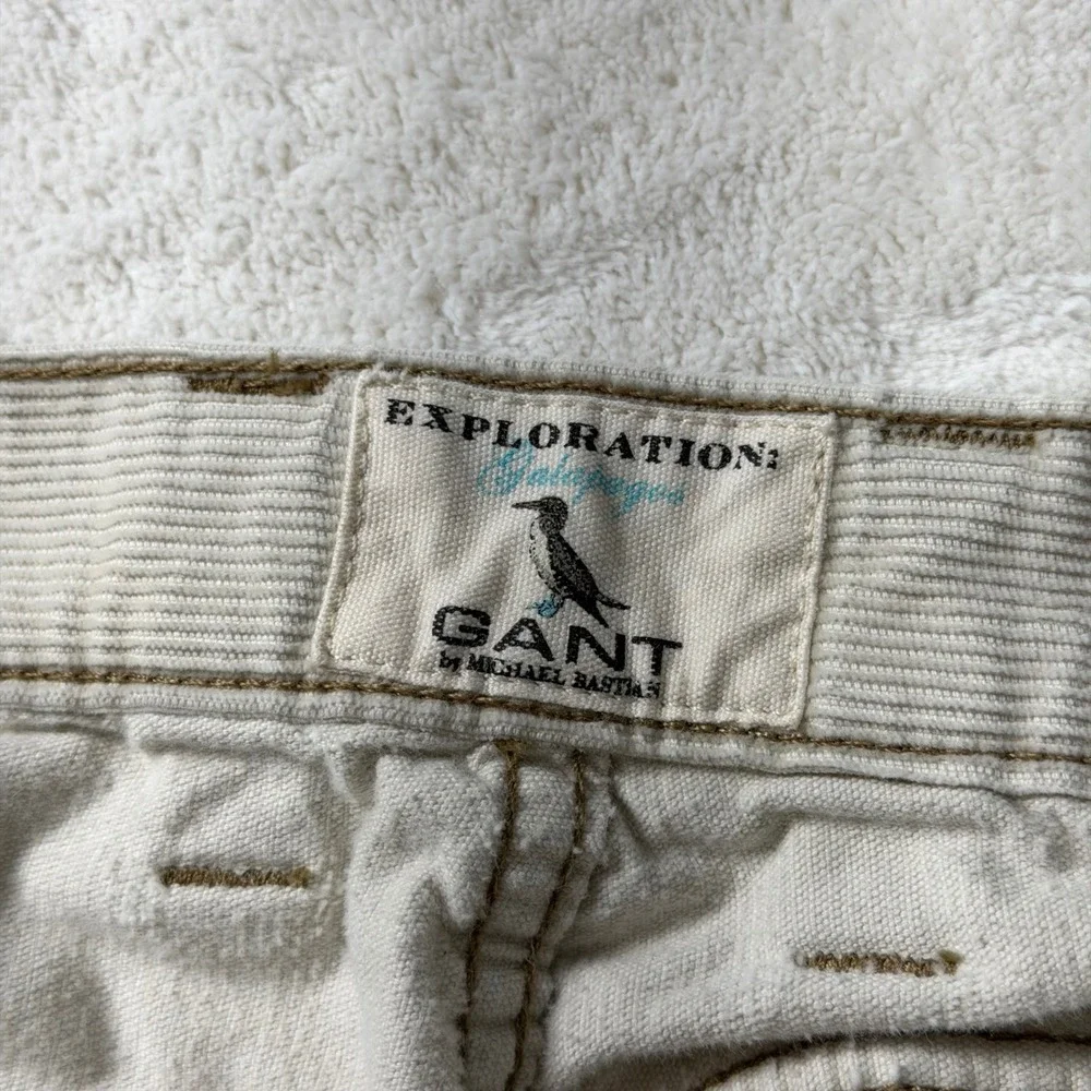 Gant By Michael Bastian Men Cargo Pants‎ Corduroy Sz 34 Utility Workwear Trouser